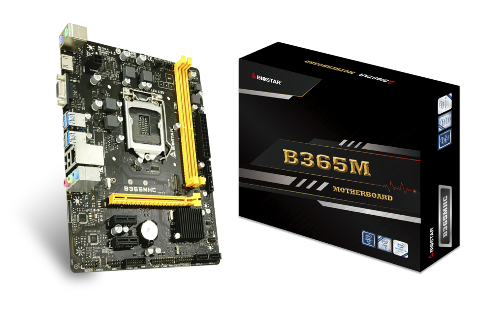 

Материнская плата Biostar B365MHC, Socket1151v2, Intel B365, 2xDDR4, PCI-Ex16, 4SATA3, 7.1-ch, GLAN, 6USB 3.0, VGA, HDMI, mATX, Retail, B365MHC