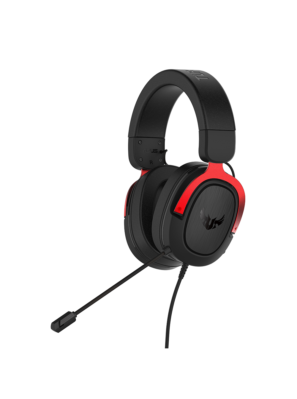 

Проводная гарнитура ASUS TUF Gaming H3, Jack 3.5mm, черный/красный (90YH02AR-B1UA00), TUF Gaming H3