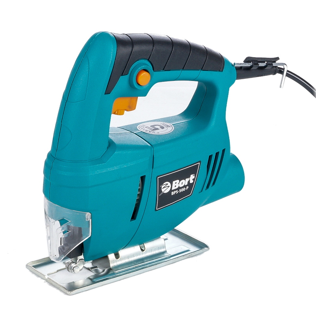 

Электролобзик Bort BPS-500-P, 400Вт, регулировка частоты хода (93720315), BPS-500-P