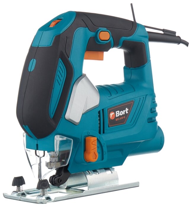 

Электролобзик Bort BPS-650-Q, 620Вт, маятниковый ход, регулировка частоты хода (91271334), BPS-650-Q