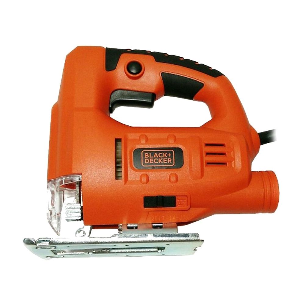 Электролобзик BLACK+DECKER JS20-RU, 400Вт, регулировка частоты хода, сдув опилок