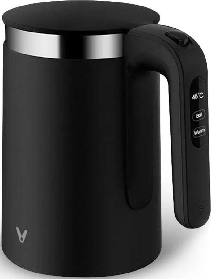 

Чайник электрический Viomi Smart Kettle 1.5л. 1.8 кВт, металл/пластик, черный (V-SK152B), Smart Kettle
