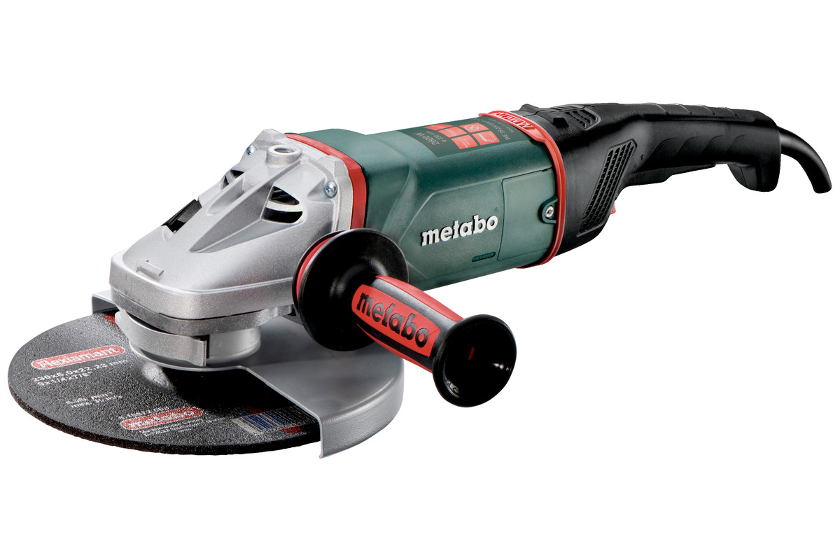 

УШМ (болгарка) Metabo WE 26-230 MVT Quick, сетевая, 2600Вт, 230мм, 6600 об/мин, 6.3кг (606475000), WE 26-230 MVT Quick