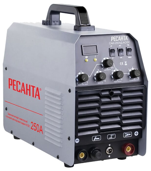 

Сварочный аппарат Ресанта САИ-250АД AC/DC, TIG, MMA, инверторный (65/59), САИ-250АД AC/DC