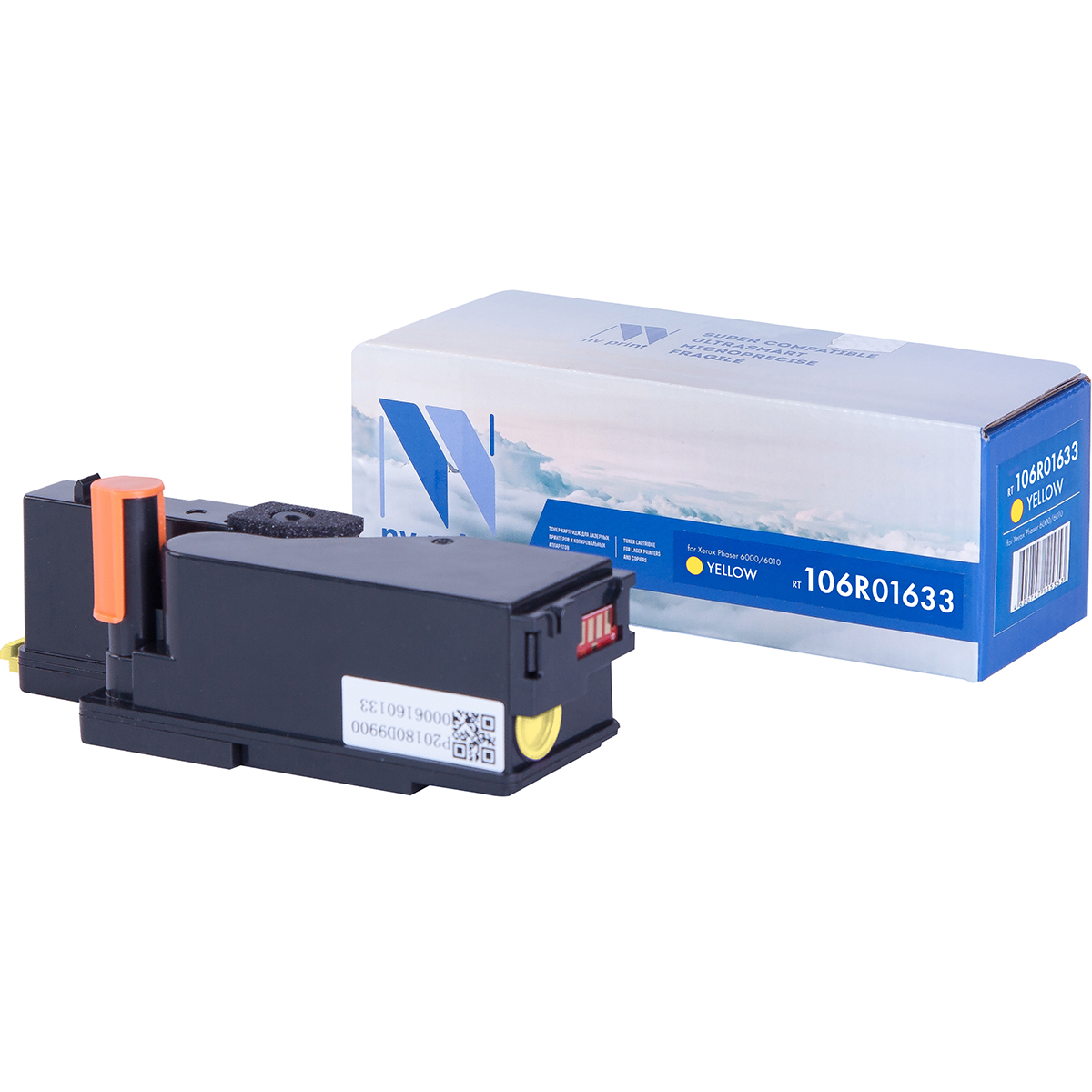 

Картридж лазерный NV Print NV-106R01633Y (106R01633), желтый, 1000 страниц, совместимый для Xerox Phaser 6000/6010, WorkCentre 6015