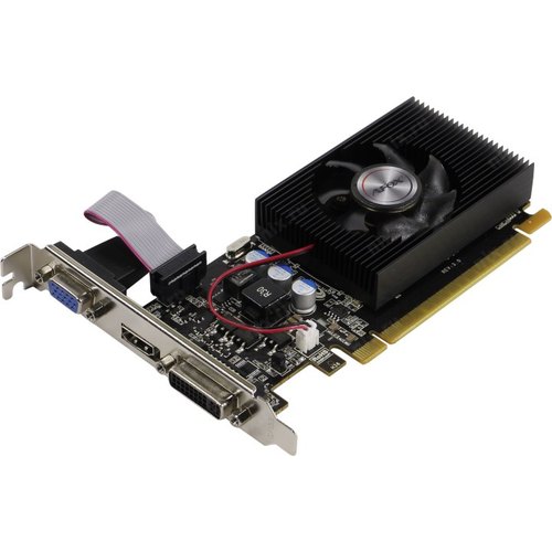 Видеокарта AFOX NVIDIA GeForce GT730 LP, 2Gb DDR3, 128bit, PCI-E, VGA, DVI, HDMI, Retail (AF730-2048D3L6)