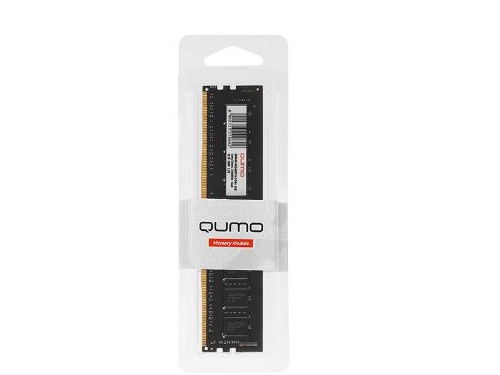 

Память DDR4 DIMM 16Gb, 2666MHz, CL19, 1.2V Qumo (QUM4U-16G2666S19), QUM4U-16G2666S19