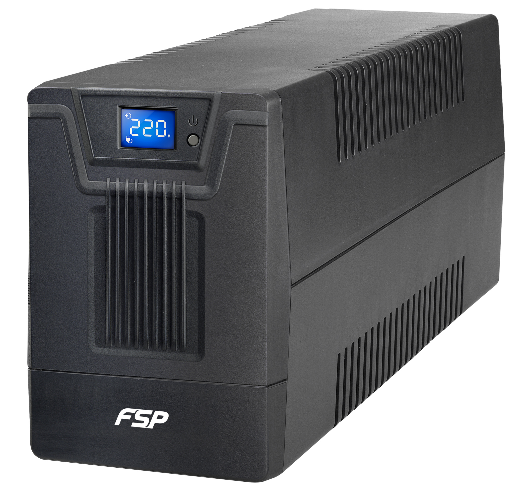 ИБП FSP DPV 1500, 1500 В·А, 900 Вт, EURO, розеток - 2, черный (PPF9001901)