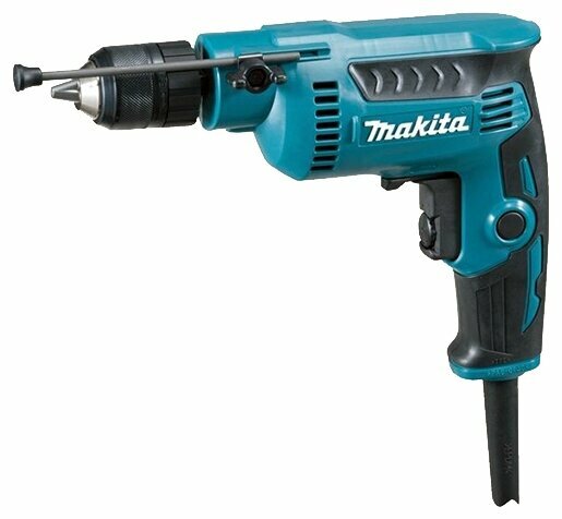 Дрель Makita DP2011, сетевая, 370Вт, 4200 об/мин, быстрозажимной патрон, 1.1кг