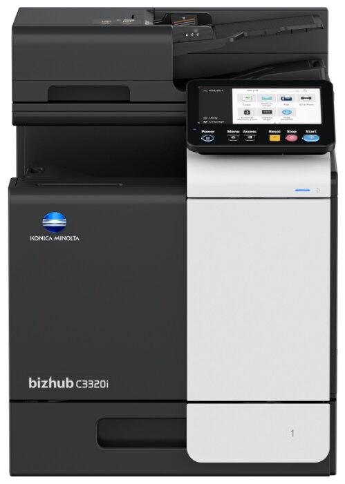 

МФУ лазерный Konica Minolta bizhub C3320i, A4, цветной, 33стр/мин (A4 ч/б), 33стр/мин (A4 цв.), 1200x1200dpi, дуплекс, ДАПД-80 листов, сетевой, USB (AAJP021), C3320i