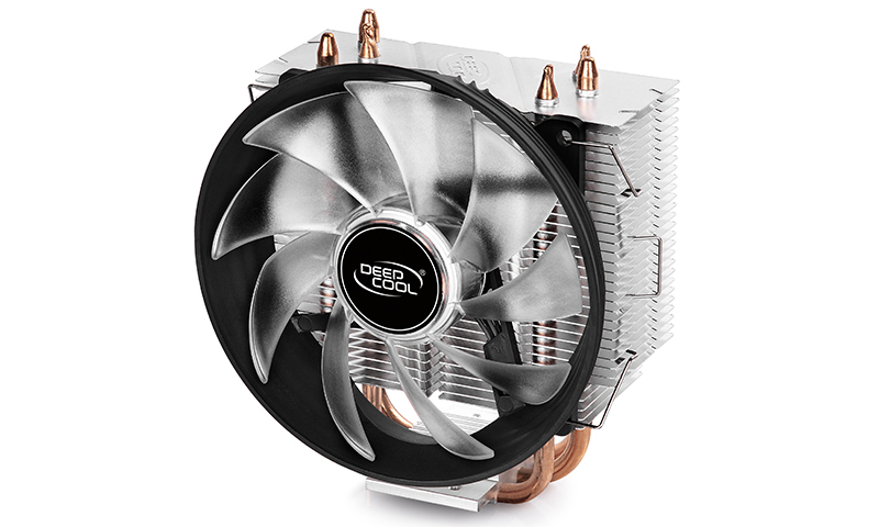 

Кулер для процессора DeepCool GAMMAXX 300B для Socket 775/115x/1200/1356/1366/AM2/AM2+/AM3/AM3+/FM1/AM4/FM2/FM2+, 120 мм, 1600rpm, 21 дБА, 130 Вт, 4-pin PWM, Al, Blue LED (DP-MCH3-GMX300-BL), GAMMAXX 300B