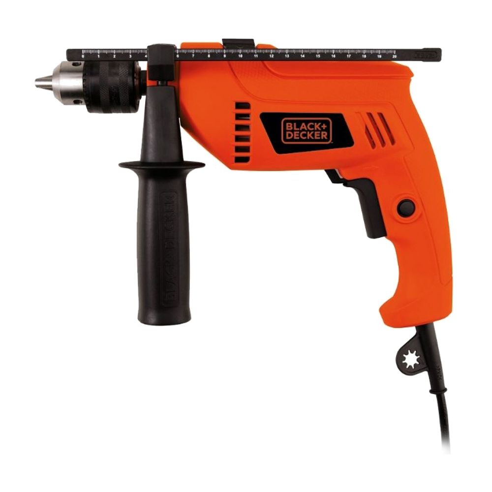 

Дрель BLACK+DECKER HD555, сетевая, 550 Вт, 2800 об/мин, ударная, 2.18 кг (HD555-RU), HD555
