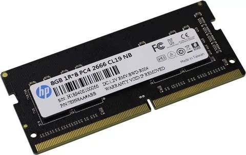 

Память DDR4 SODIMM 8Gb, 2666MHz, CL19, 1.2V HP (7EH98AA), 7EH98AA