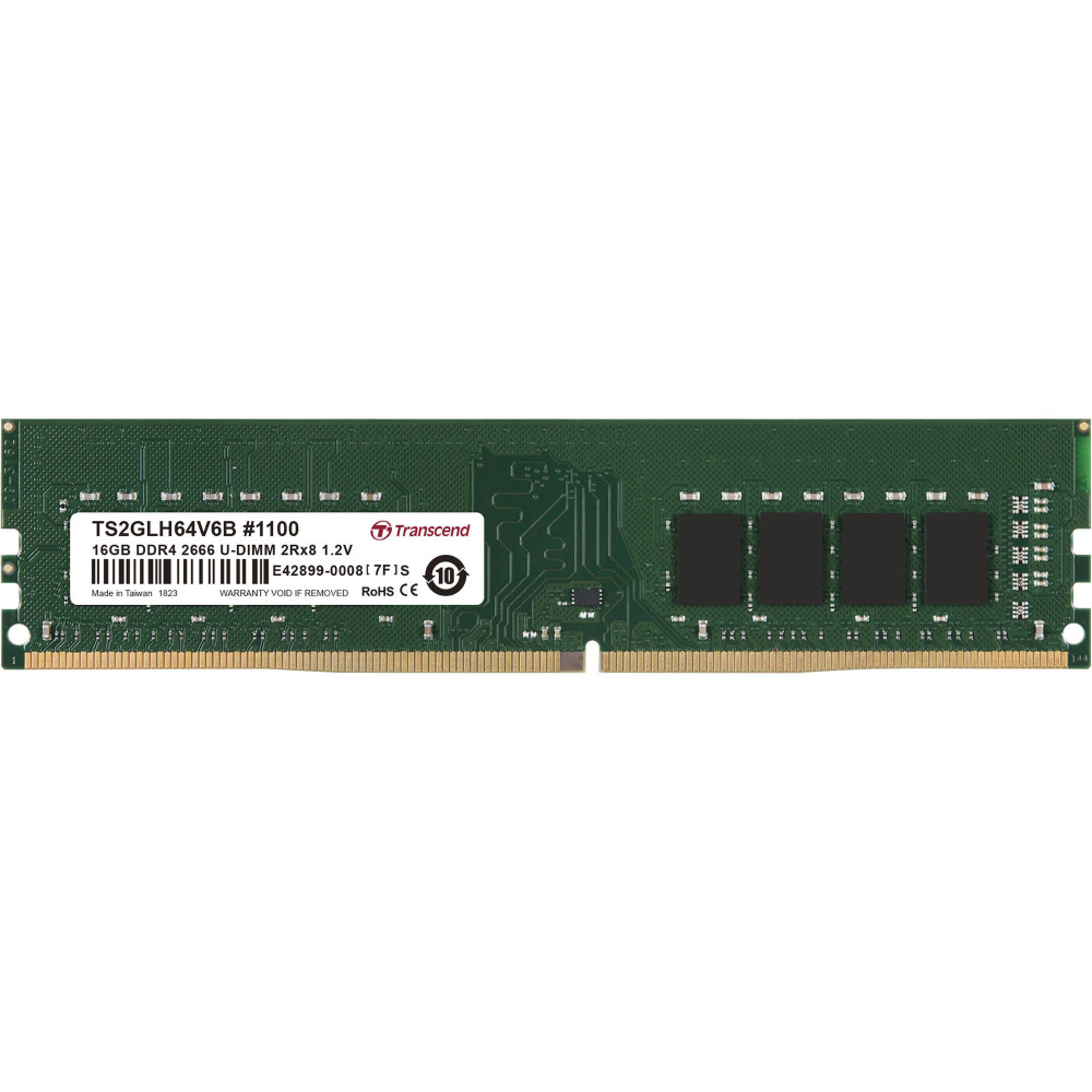 

Память DDR4 DIMM 16Gb, 2666MHz, CL19, 1.2V Transcend (TS2GLH64V6B), TS2GLH64V6B