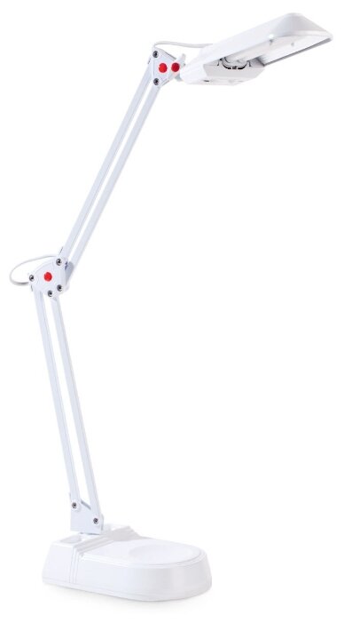 

Светильник настольный Camelion Light Solution KD-017A C01, 2G7, 11 Вт, с лампой, белый (3277), KD-017A C01
