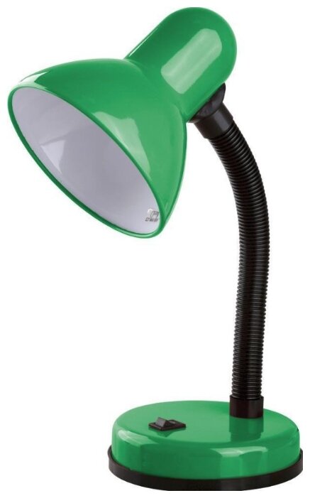 

Светильник настольный Camelion Light Solution KD-301 C05, E27, 60 Вт, без ламп, зеленый (7140), KD-301 C05