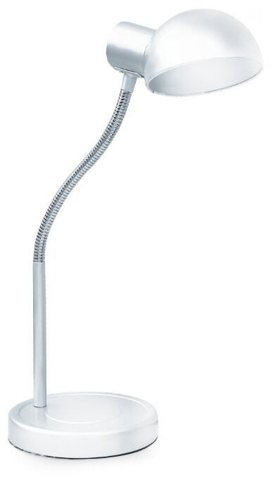 

Светильник настольный Camelion Light Solution KD-306 C01, E27, 40 Вт, без ламп, белый (10998), KD-306 C01