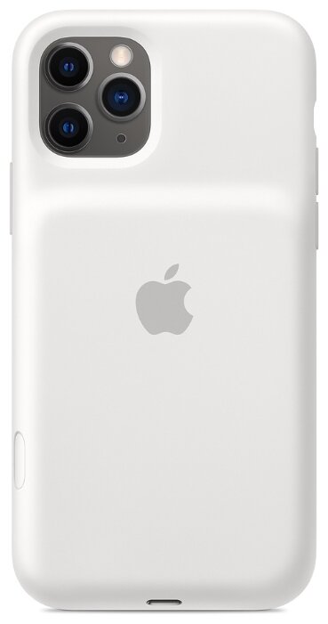 

Чехол с аккумулятором Apple Smart Battery Case для смартфона Apple iPhone 11 Pro, силикон, белый (MWVM2ZM/A)