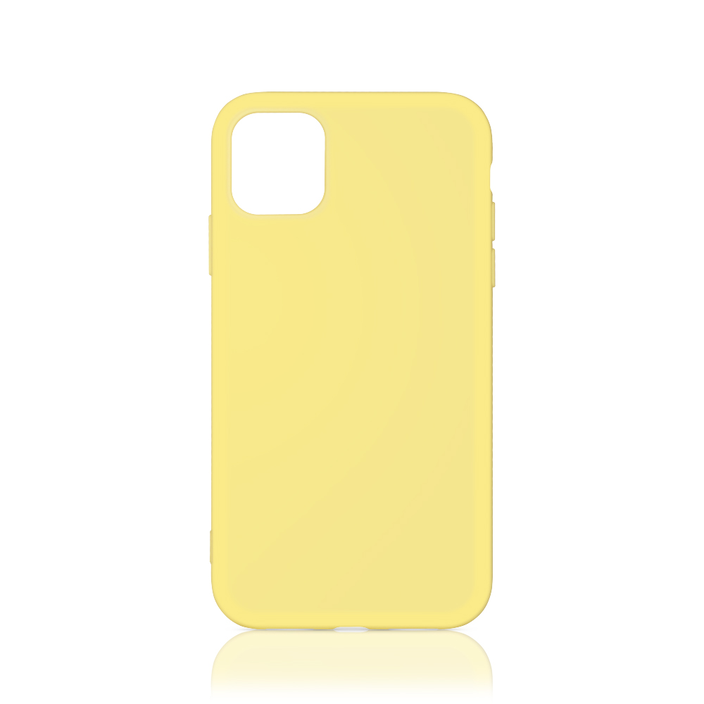 

Чехол DF с микрофиброй для смартфона Apple iPhone 11 Pro, силикон, желтый (iOriginal-02)