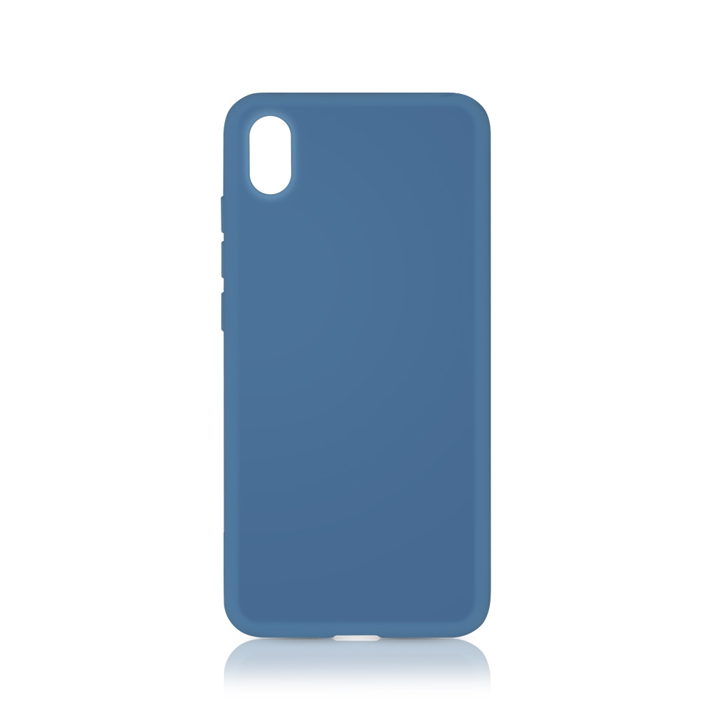 

Чехол DF с микрофиброй для смартфона Huawei Honor 8S/Y5 (2019), силикон, синий (hwOriginal-04)