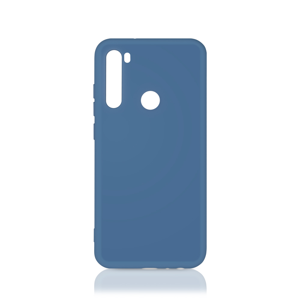 

Чехол DF с микрофиброй для смартфона Xiaomi Redmi Note 8, силикон, синий (xiOriginal-02)
