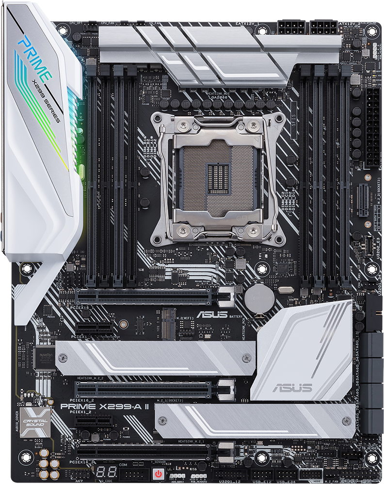 Материнская плата ASUS PRIME X299-A II, Socket2066, Intel X299, ATX