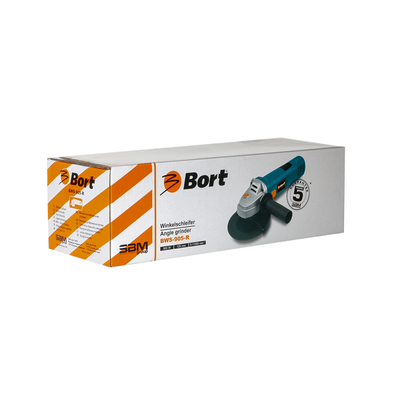 УШМ (болгарка) Bort BWS-905-R, 900 Вт, 12.5 см, 741678 купить в  Новосибирске в интернет-магазине e2e4