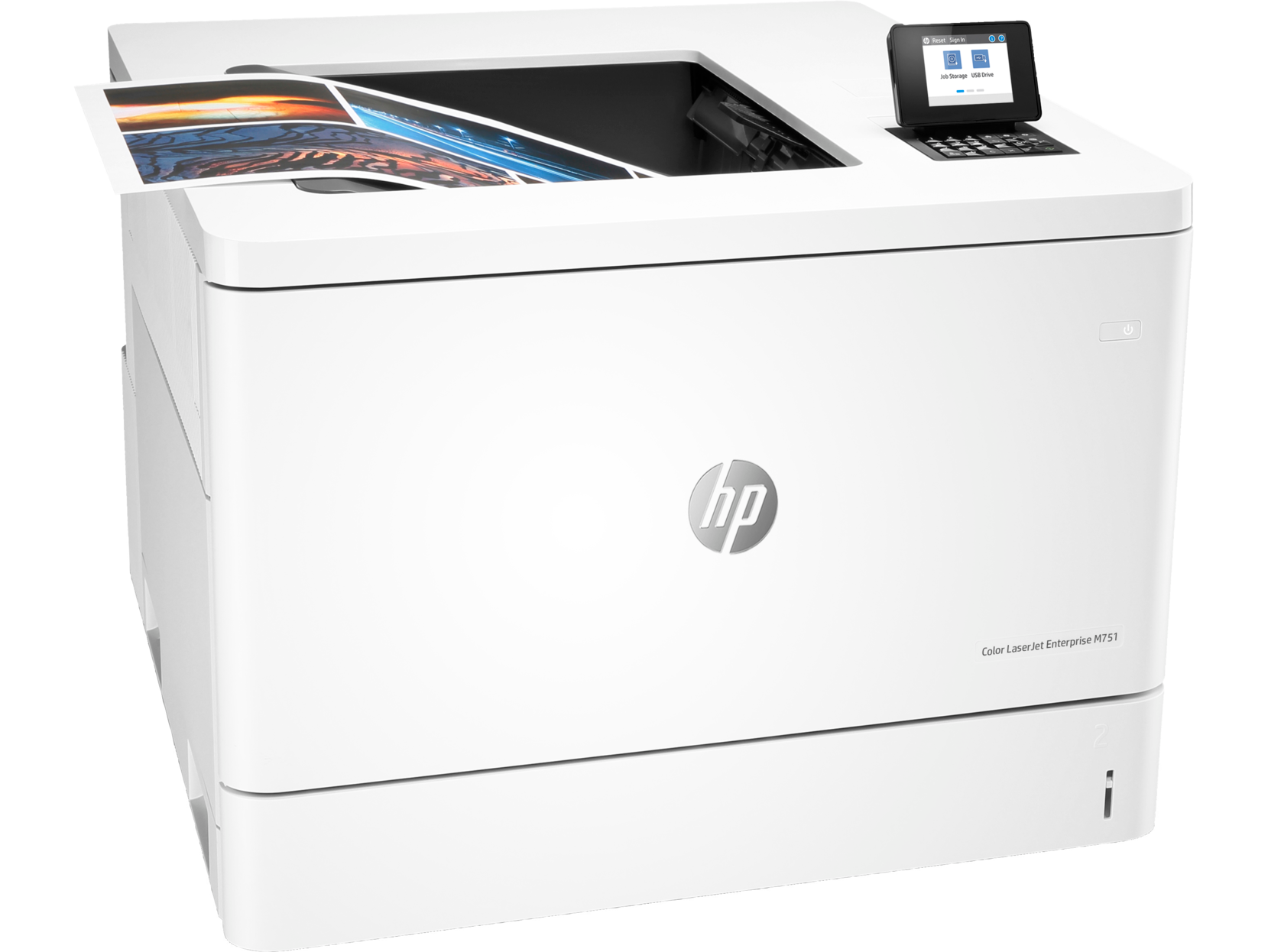 Принтер лазерный HP Color LaserJet Enterprise M751dn, A3, цветной, 41стр/мин (A4 ч/б), 41стр/мин (A4 цв.), 1200x1200dpi, дуплекс, сетевой, USB (T3U44A) - фото 1