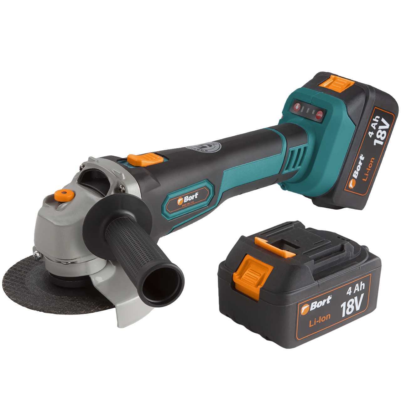 УШМ (болгарка) Bort BWS-18Li-125, 12.5 см