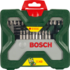 Набор оснастки, предметов: 43 шт. BOSCH X-Line