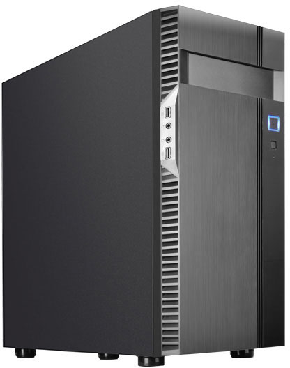 Корпус SilverStone PS14B-E, ATX, Midi-Tower, 2xUSB 3.0, черный, Без БП (SST-PS14B-E)