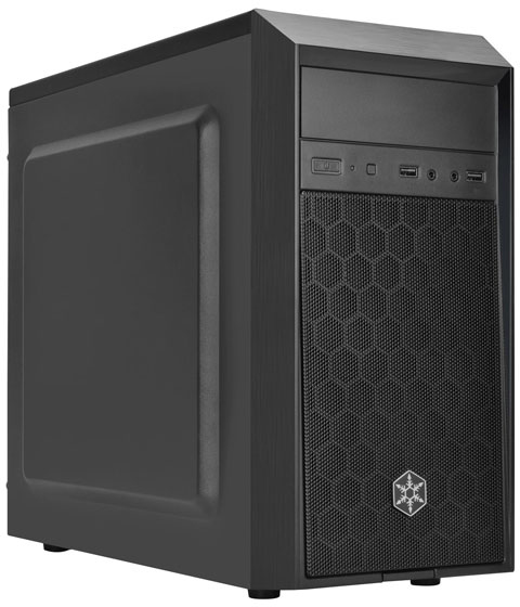 Корпус SilverStone PS16B, mATX, Mini-Tower, 2xUSB 3.0, черный, без БП (SST-PS16B)