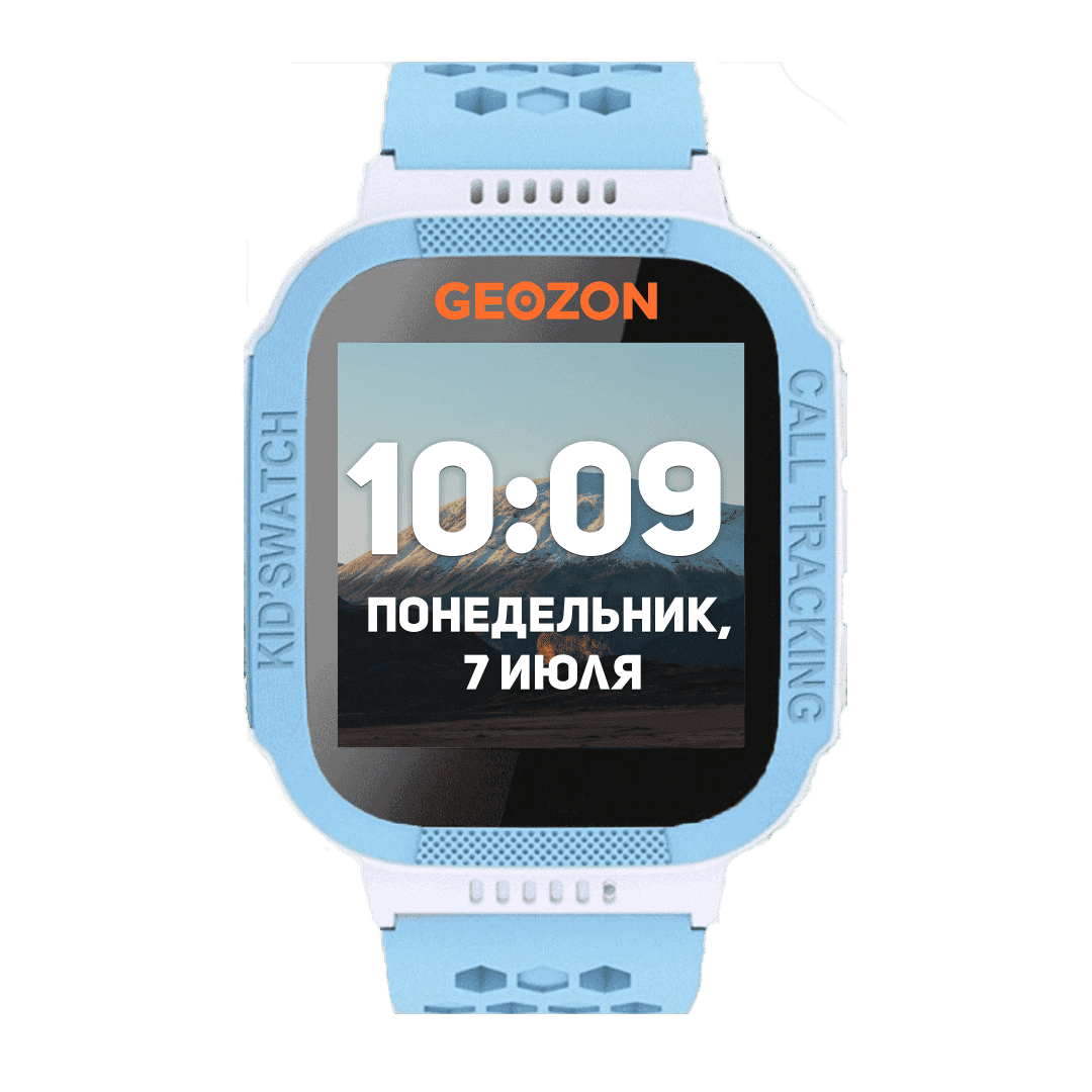 

Умные часы детские GEOZON Classic, 1.44 " TFT, синий (G-W06BLU), Classic