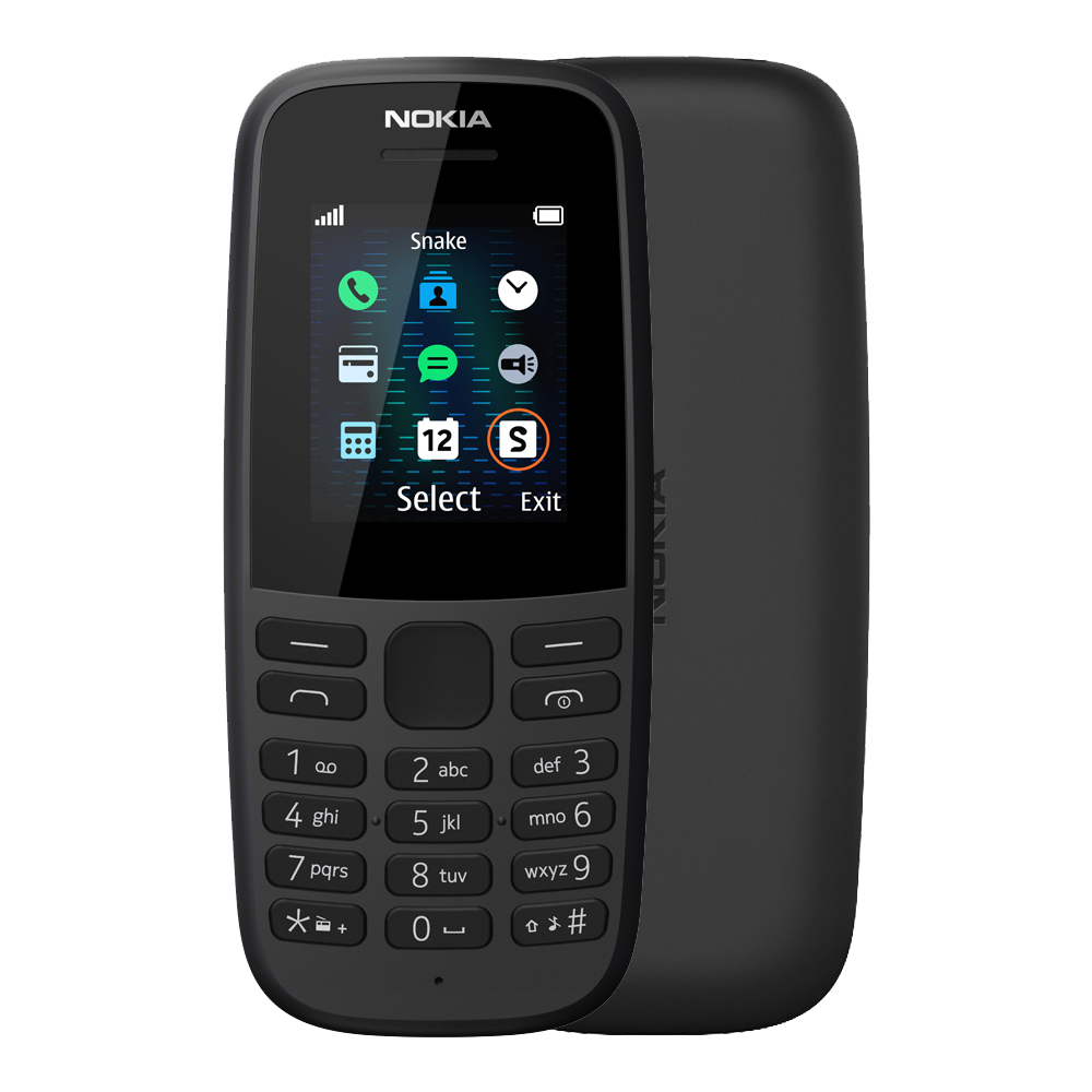 

Мобильный телефон Nokia 105 SS (2019), 1.77" 160x120 TN, 1-Sim, 800mAh, micro-USB, Series 30+, черный (16KIGB01A19) без зарядного устройства, 105 SS (2019)