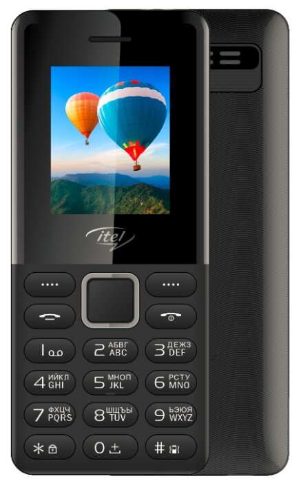 

Мобильный телефон ITEL it2163R, 1.77" 160x128 TFT, 32Mb, BT, 2-Sim, 600 мА·ч, micro-USB, черный (ITL-IT2163R-ELBK), it2163R