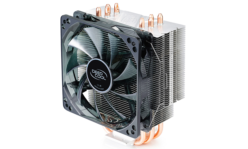 

Кулер для процессора DeepCool GAMMAXX 400 BLUE BASIC для Socket/ 115x/ 1200/ AM2/ AM2+/ AM3/ AM3+/ FM1/ AM4/ FM2/ FM2+, 120 мм, 1500rpm, 30 дБА, 125 Вт, 4-pin PWM, Al, Blue LED (DP-MCH4-GMX400P-BL), GAMMAXX 400 BLUE BASIC