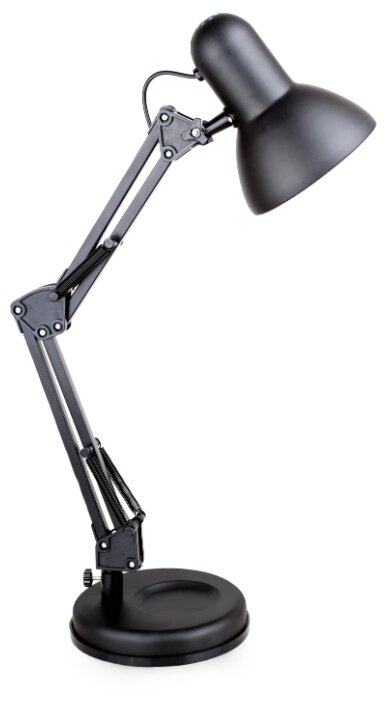 

Светильник настольный Camelion Light Solution KD-313 C02, E27, 60 Вт, без ламп, черный (13640), KD-313 C02