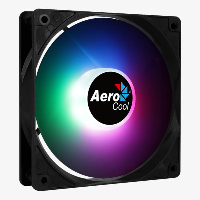 Вентилятор AeroCool Frost 12, 120мм, 1000rpm, 23.6 дБ, 3pin+Molex, 1шт, RGB (4718009158078) - фото 1