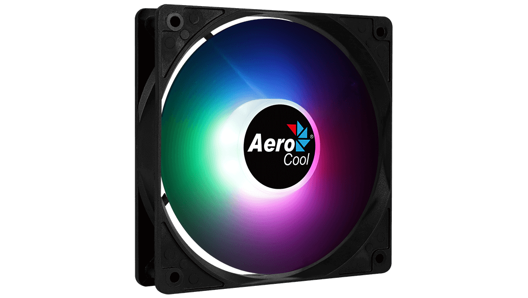 Вентилятор AeroCool Frost 12 PWM, 120мм, 1500rpm, 28 дБ, 4-pin PWM, 1шт, RGB (4718009158085 ) - фото 1