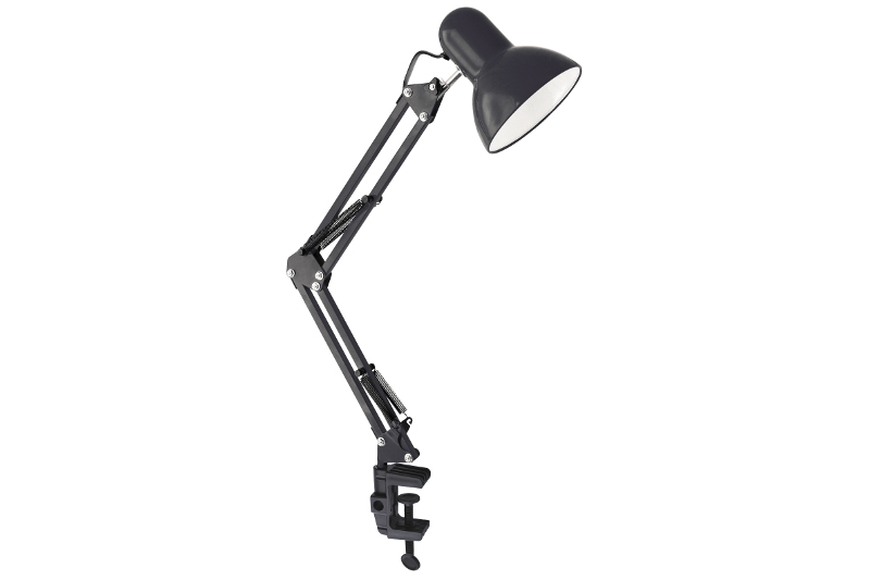 Светильник на струбцине Ultraflash UF-312P С02, 60 Вт, черный
