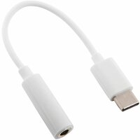 

Переходник Cablexpert USB Type-C-Jack 3.5(f), 15см (CCA-UC3.5F-01-W)