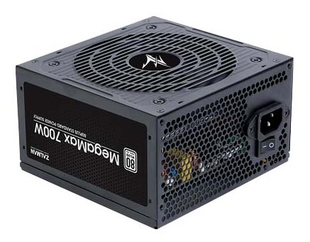 Блок питания 700 Вт, Zalman MegaMax(ZM700-TXII) 80 Plus