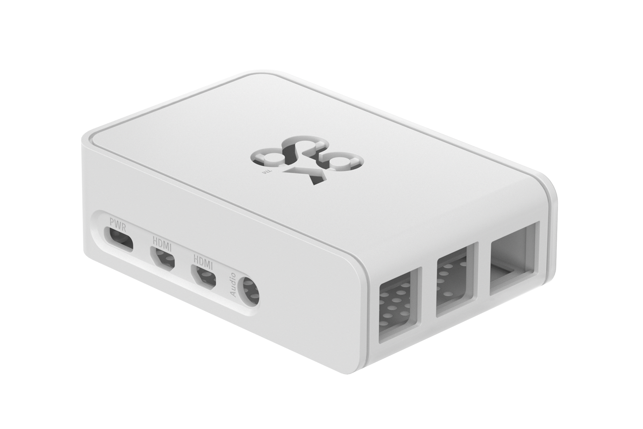 

Корпус Raspberry Official Case Okdo Slide Series для Raspberry Pi 4, пластик, белый (187-3430/187-3434), Official Case Okdo Slide Series