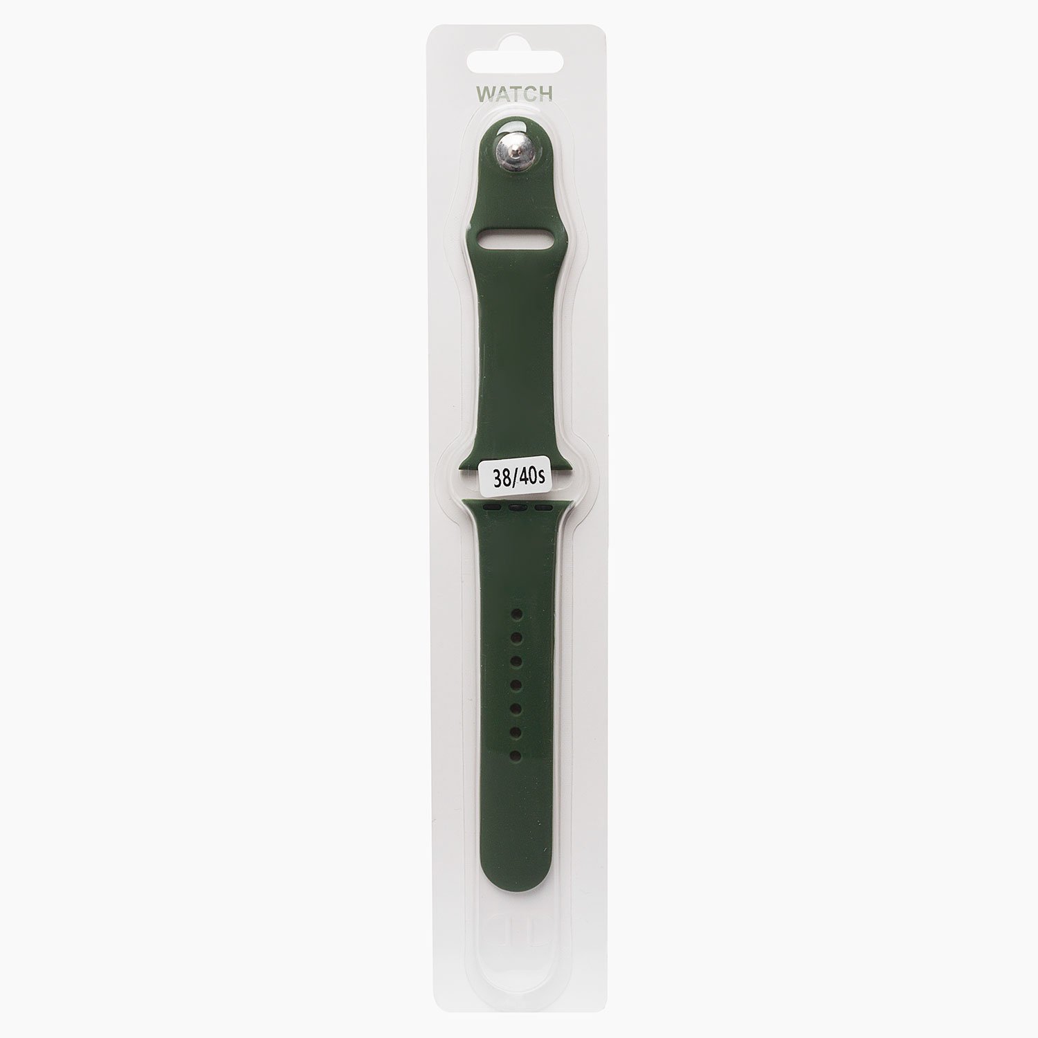 Ремешок Sport Band для Apple Watch, S, силикон, зеленый (110886)