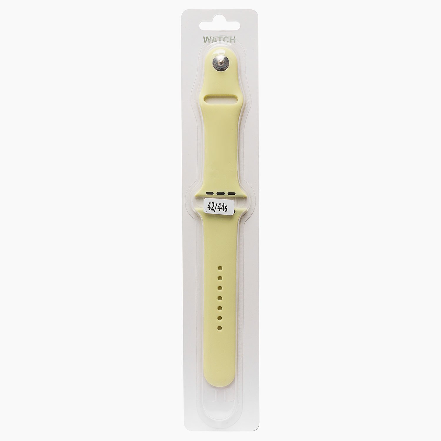 

Ремешок Sport Band для Apple Watch, S, силикон, желтый (110894)