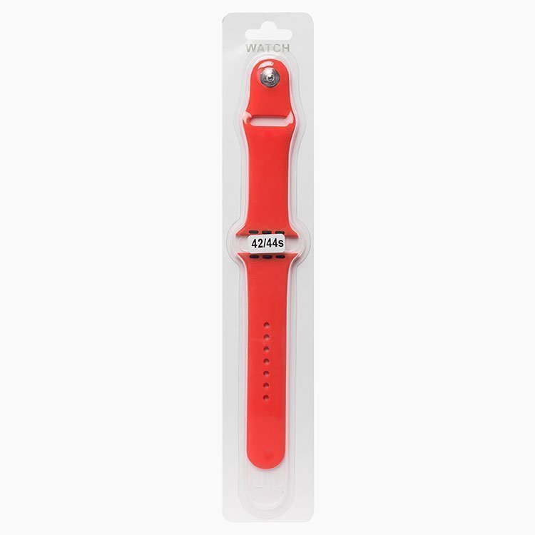 Ремешок Sport Band для Apple Watch, S, силикон, оранжевый (107219)