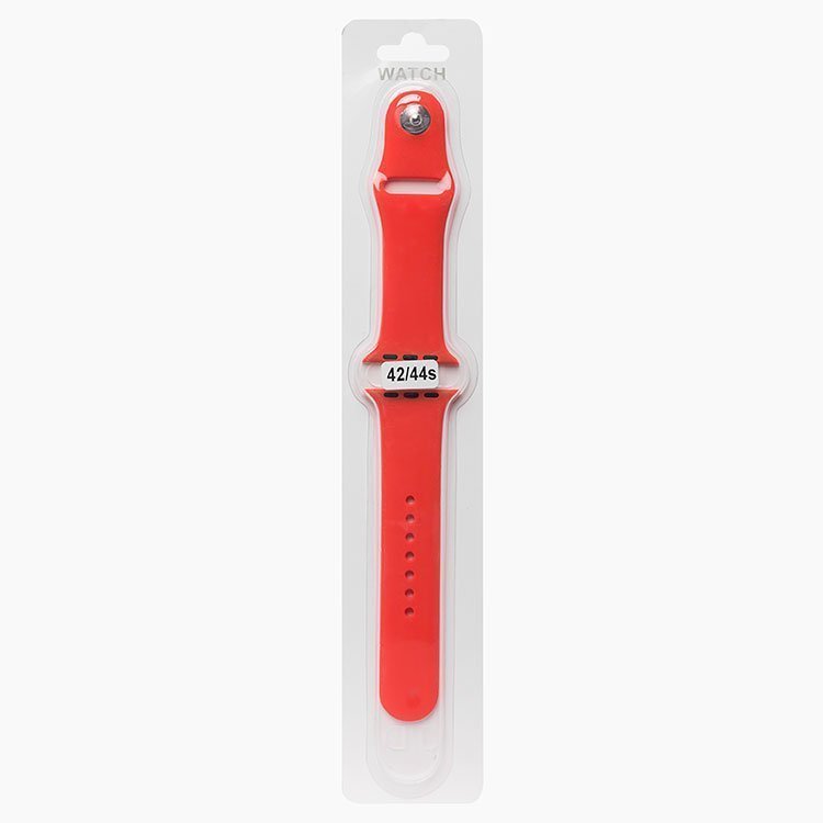 

Ремешок Sport Band для Apple Watch, S, силикон, оранжевый (107219)