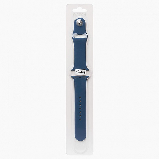 Ремешок Sport Band для Apple Watch, S, силикон, синий (107203)
