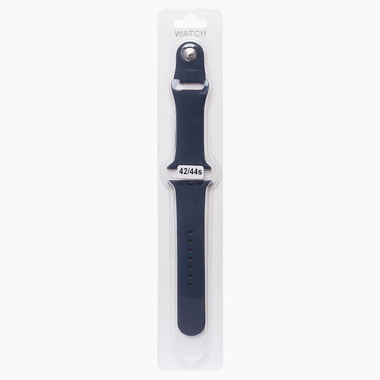Ремешок Sport Band для Apple Watch, S, силикон, темно-синий (107210)
