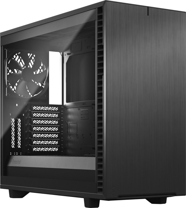 Корпус Fractal Design Define 7 Clear Tempered Glass, Midi-Tower, без БП, серый